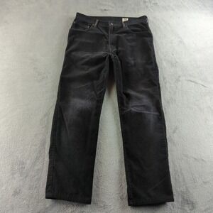 Vintage Levis Corduroy Pants Mens 34x30 Black Faded 559 Relaxed Straight Y2K